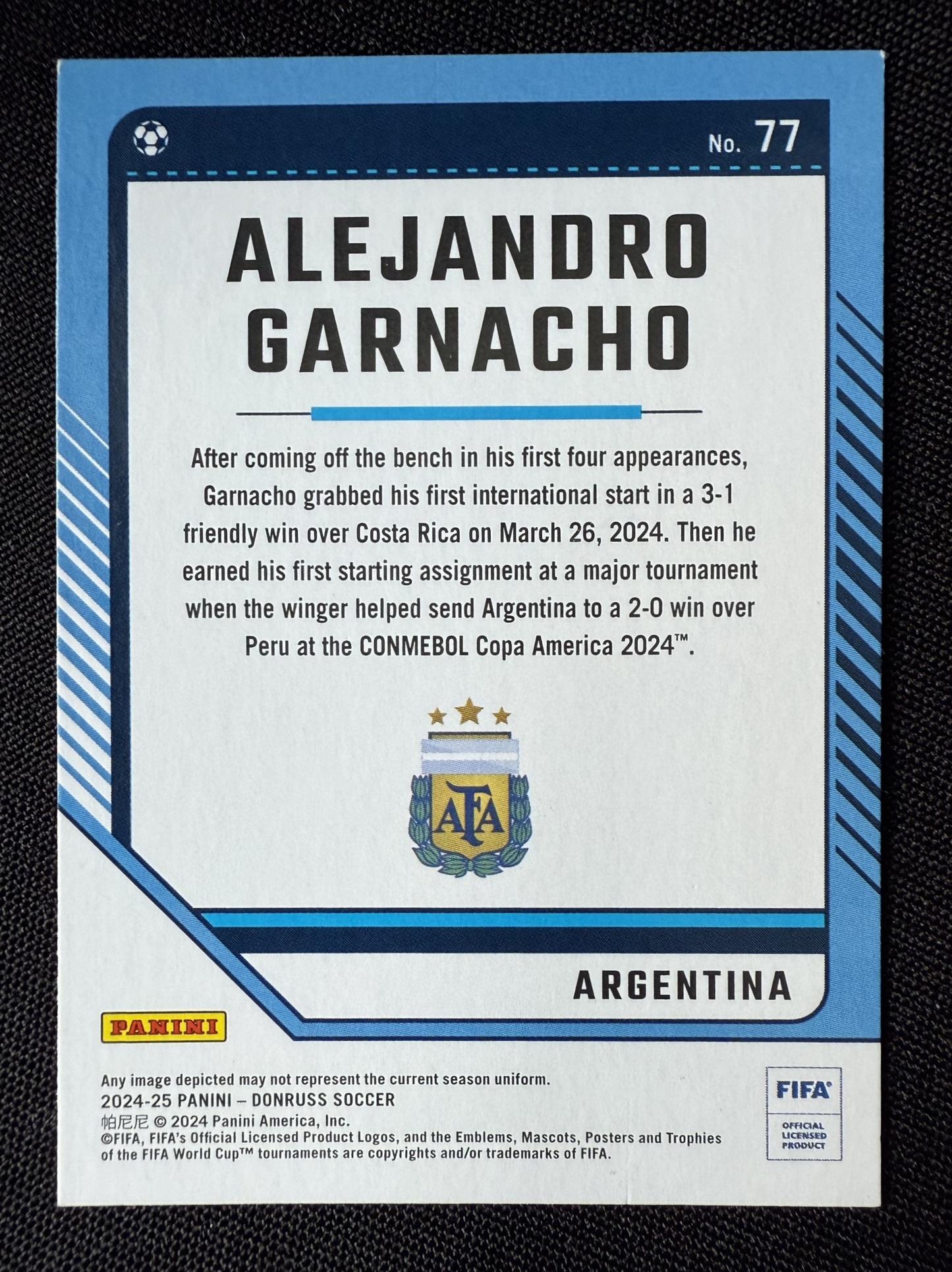 Garnacho Donruss 24-25 Silver