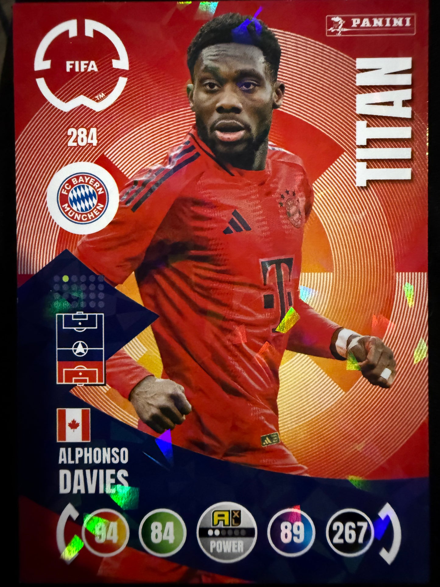 Alphonso Davies - Adrenalyn XL Mundial de clubes - TITAN