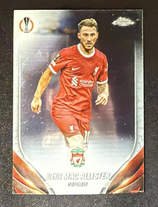 Mac Allister Topps Chrome UEFA Clubes Competiciones