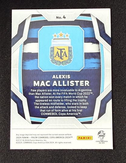 Mac Allister Prizm Copa America 2024 - Base