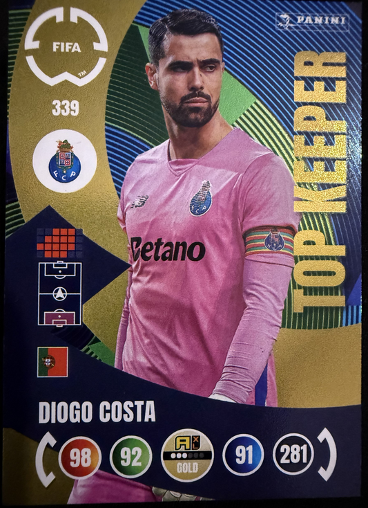 Diogo Costa - Adrenalyn XL Mundial de clubes - Top Keeper