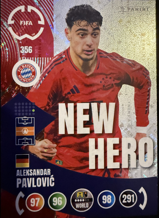 Aleksandar Pavlovic - Adrenalyn XL Mundial de clubes - New Hero
