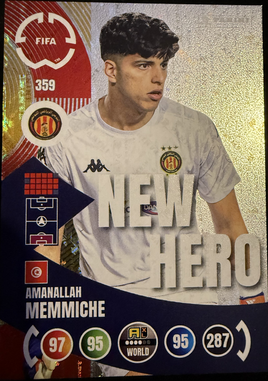 Amanallah Memmiche - Adrenalyn XL Mundial de clubes - New Hero