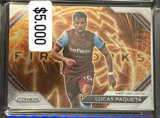 Carta coleccionable Lucas Paquetá en West Ham